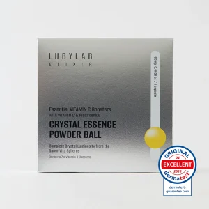 Serum đông khô dưỡng trắng Vitamin C + Niacinamide Lubylab Crystal Essence Power Ball