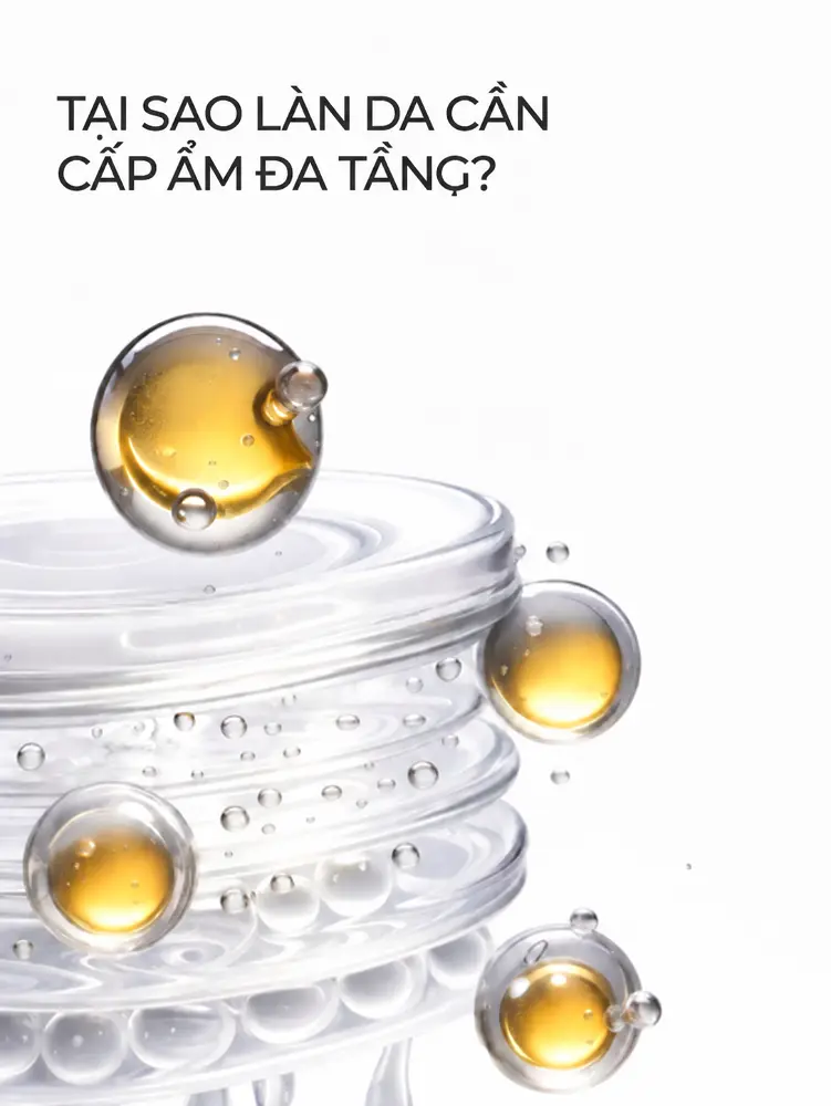 Tại sao làn da cần cấp ẩm đa tầng