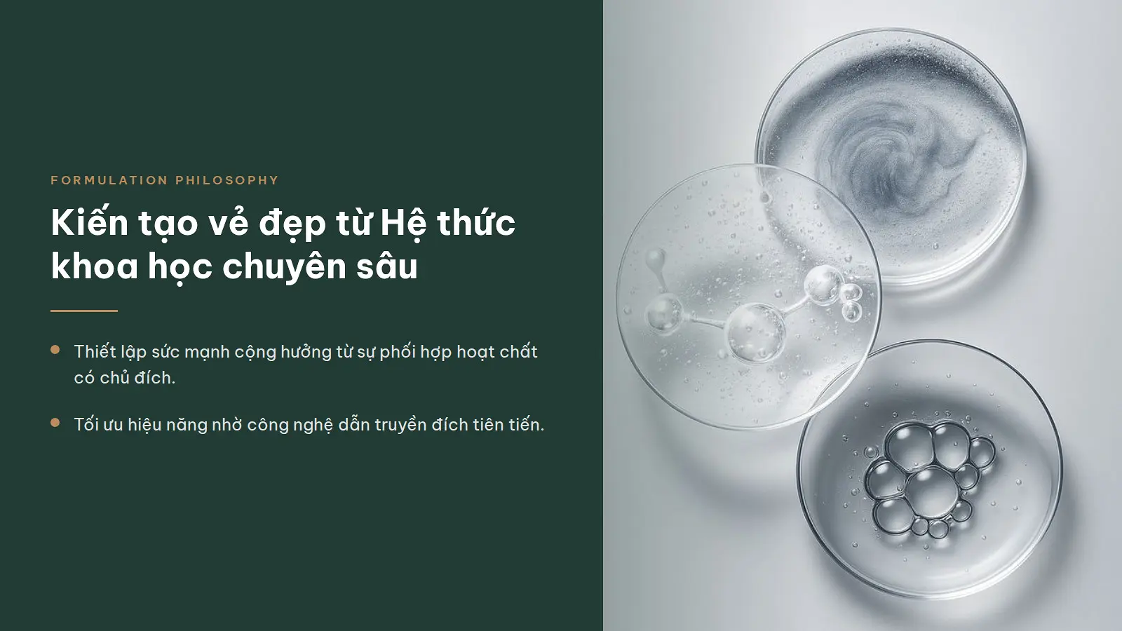 Kiến tạo vẻ đẹp từ hệ thức khoa học chuyên sâu