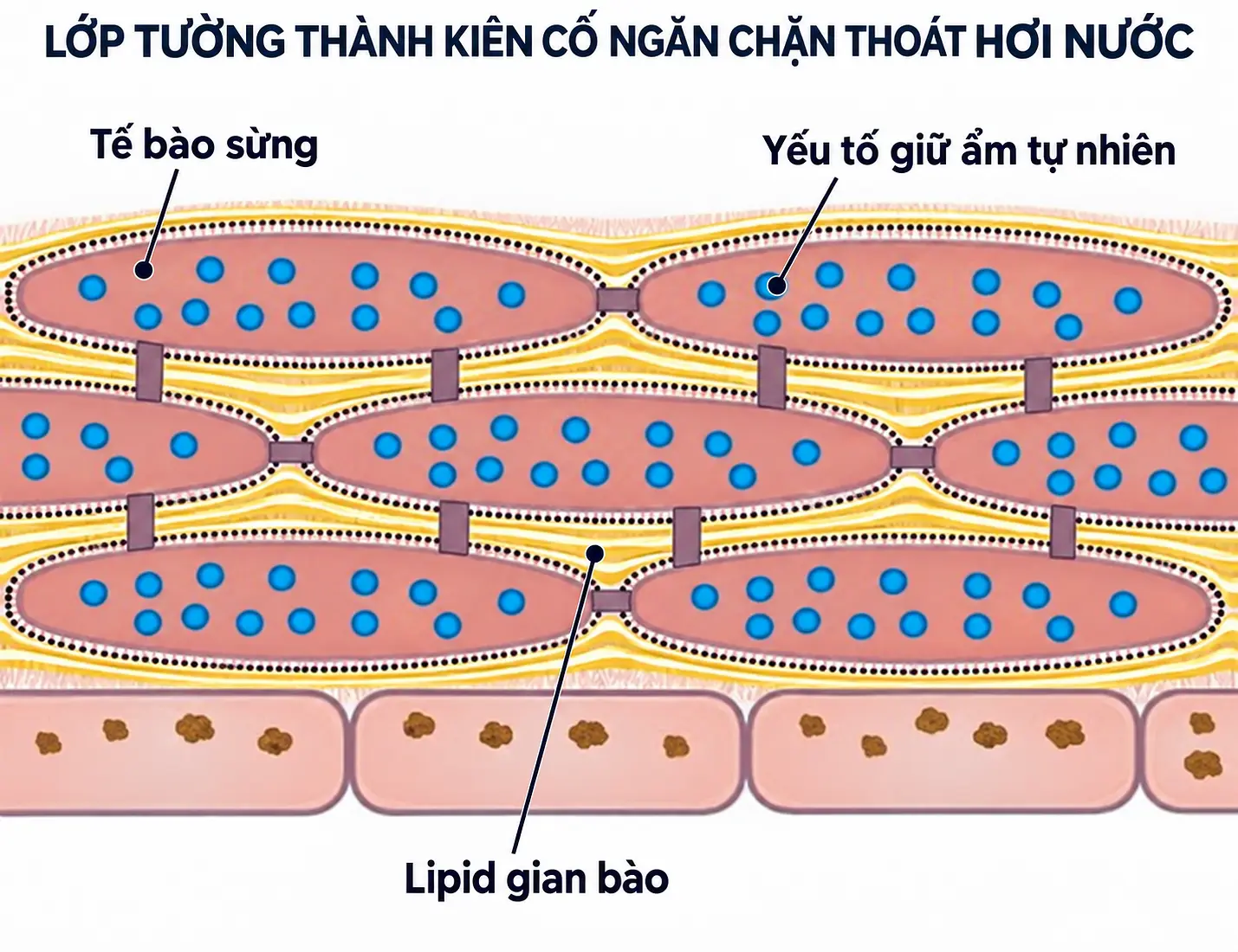 Hàng rào bảo vệ da ngăn thoát hơi nước